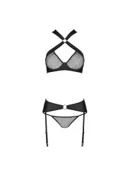 CONJUNTO DE 3 PEÇAS AMANDA PRETO PASSION