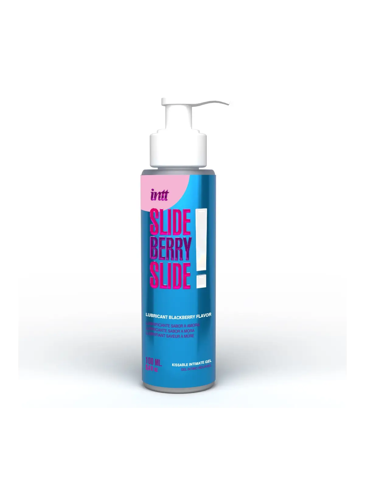 LUBRIFICANTE BEIJÁVEL À BASE DE ÁGUA SLIDE BERRY SLIDE INTT 100ML
