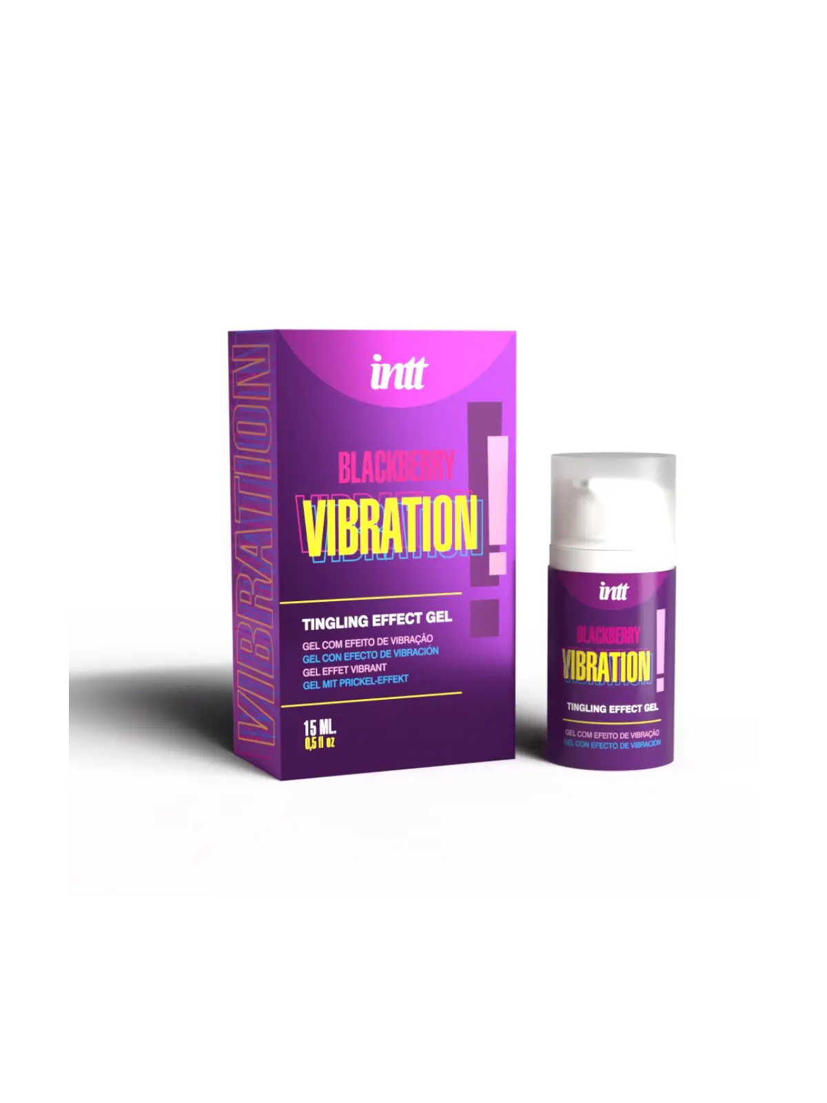 GEL COM VIBRAÇÃO VIBRATION BLACKBERRY INTT 15ML