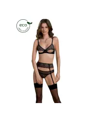 CONJUNTO DE 3 PEÇAS ZINNIA PRETO ECO PASSION