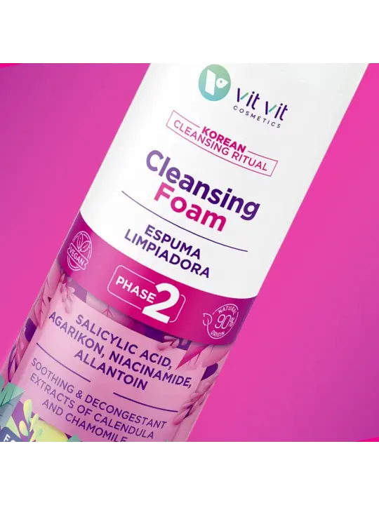 ESPUMA DE LIMPEZA KOREAN BEAUTY NOURISHING AND CLEANSER BALM VIT VIT COSMETICS 150ML