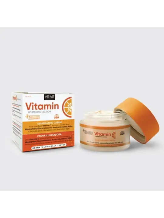 CREME DIÁRIO ILUMINADOR VITAMIN C 50ML VIT VIT COSMETICS