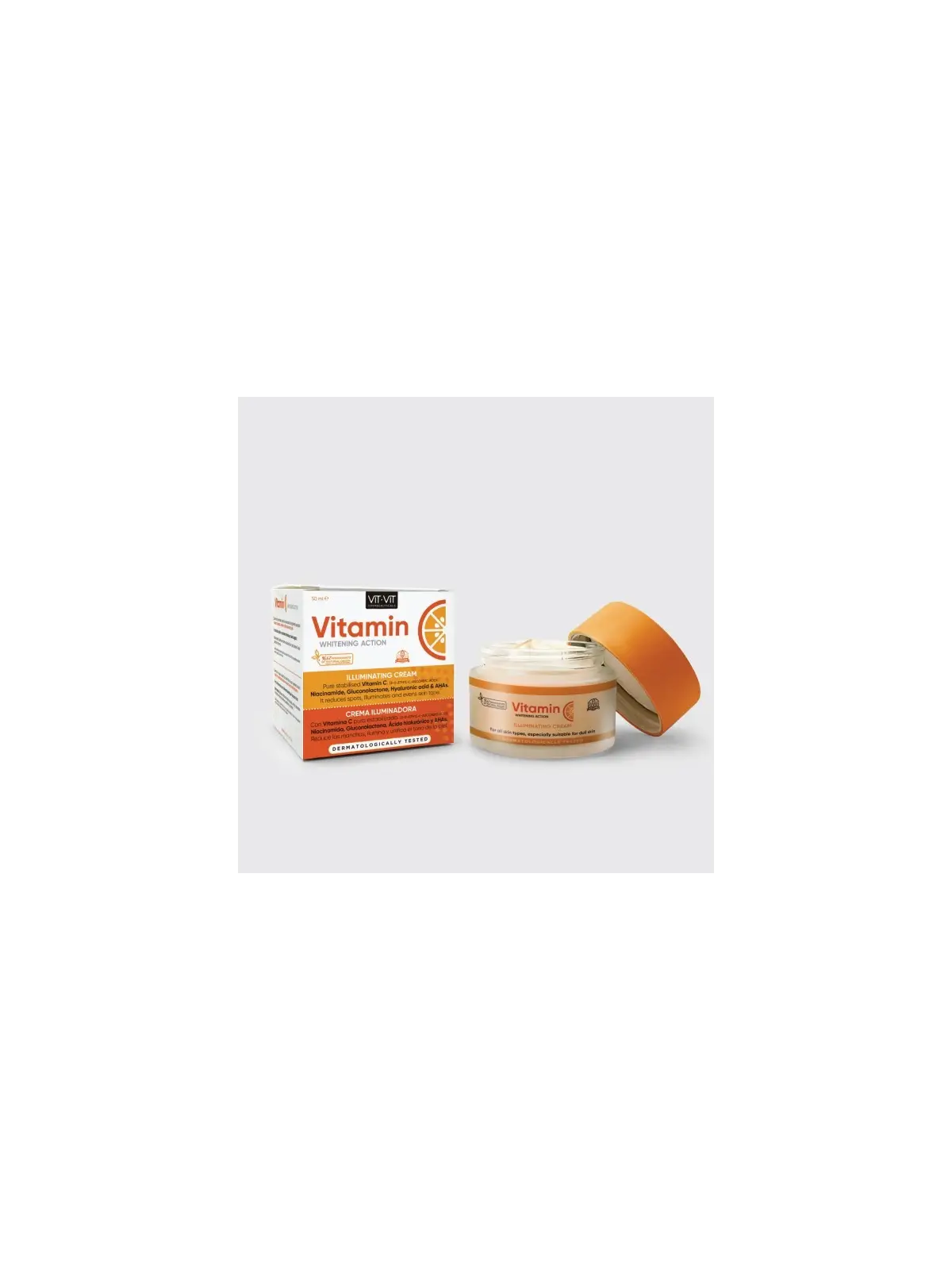 CREME DIÁRIO ILUMINADOR VITAMIN C 50ML VIT VIT COSMETICS