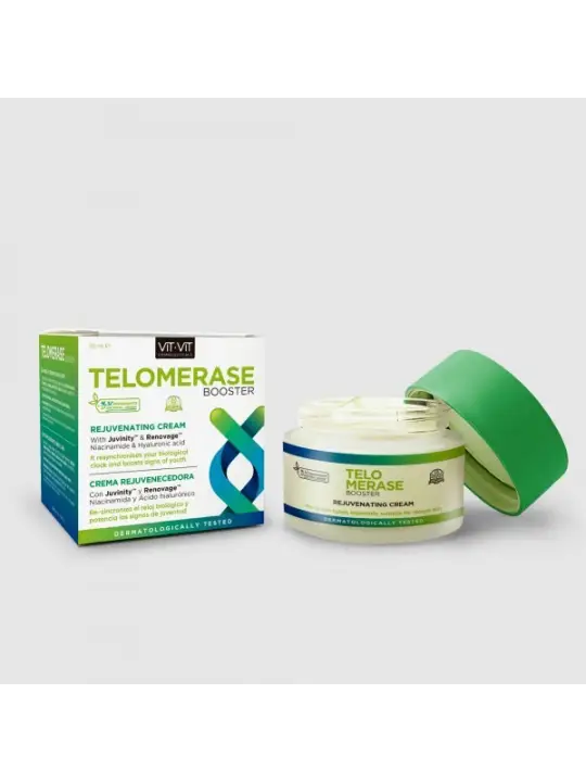 CREME DIÁRIO REJUVENESCEDOR TELOMERASE BOOSTER 50ML VIT VIT COSMETICS
