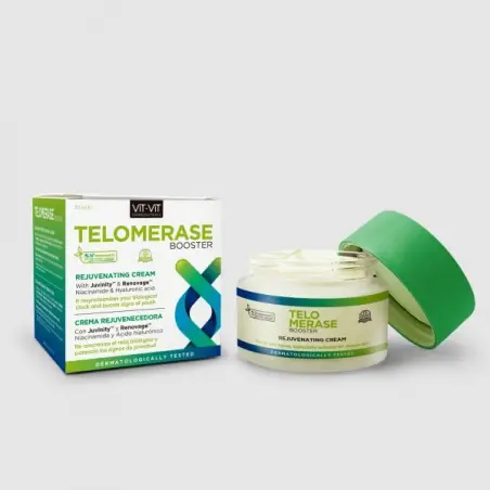 CREME DIÁRIO REJUVENESCEDOR TELOMERASE BOOSTER 50ML VIT VIT COSMETICS