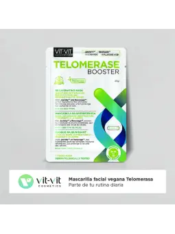 MÁSCARA DE TECIDO FACIAL TELOMERASE BOOSTER VIT VIT COSMETICS 20GR