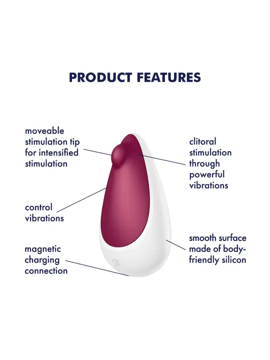 ESTIMULADOR SPOT ON 3 BORDÔ SATISFYER