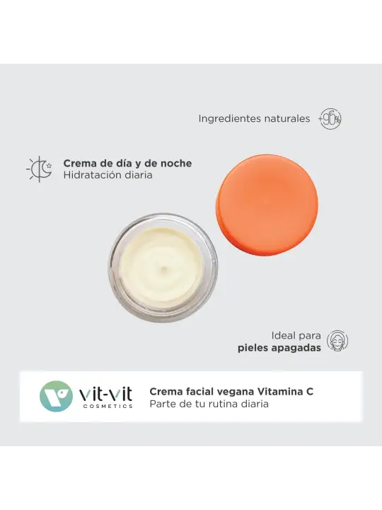 CREME DIÁRIO ILUMINADOR VITAMIN C 50ML VIT VIT COSMETICS
