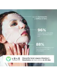 MÁSCARA DE TECIDO FACIAL VITAMIN C VIT VIT COSMETICS 20GR