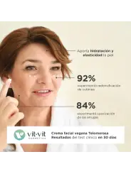 CREME DIÁRIO REJUVENESCEDOR TELOMERASE BOOSTER 50ML VIT VIT COSMETICS