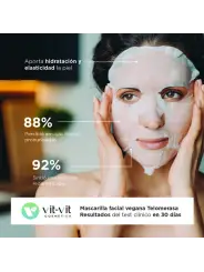MÁSCARA DE TECIDO FACIAL TELOMERASE BOOSTER VIT VIT COSMETICS 20GR
