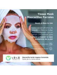 MÁSCARA DE TECIDO FACIAL CERAMIDE RESTORATIVE VIT VIT COSMETICS 20GR