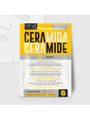 MÁSCARA DE TECIDO FACIAL CERAMIDE RESTORATIVE VIT VIT COSMETICS 20GR