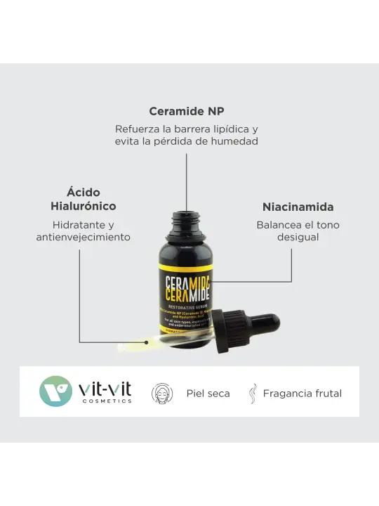 SERÚM CERAMIDE RESTORATIVE VIT VIT COSMETICS 30ML