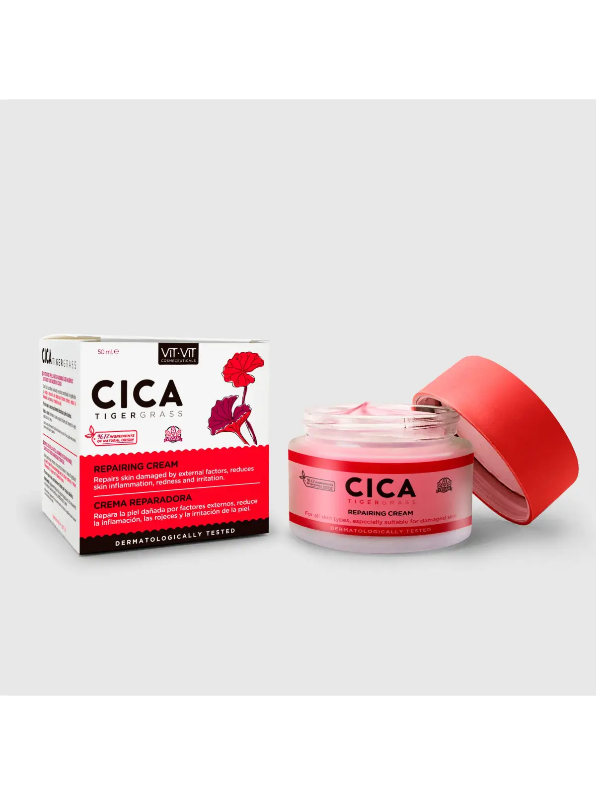 CREME DIÁRIO CICA TIGERGRASS VIT VIT COSMETICS 50ML