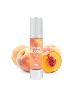 ÓLEO DE MASSAGEM AROMA PÊSSEGO 50 ML SECRET PLAY