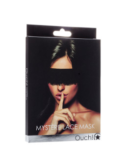 VENDA PARA OS OLHOS OUCH! MYSTÈRE LACE MASK PRETA