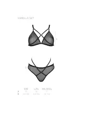 CONJUNTO DE 2 PEÇAS VARELLA PRETO ECO PASSION