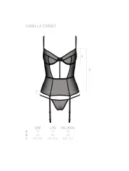 CORPETE E TANGA VARELLA PRETO ECO PASSION