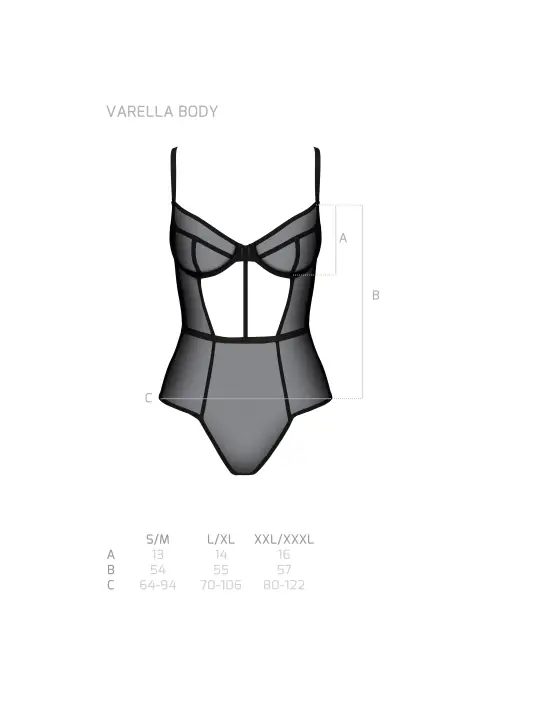 BODY VARELLA PRETO ECO PASSION