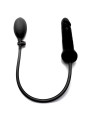 DILDO INSUFLÁVEL DONG DE SILICONE OUCH! PRETO