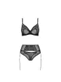 CONJUNTO DE 3 PEÇAS SELAGINELLA PRETO ECO COLLECTION PASSION