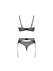 CONJUNTO DE 3 PEÇAS SELAGINELLA PRETO ECO COLLECTION PASSION