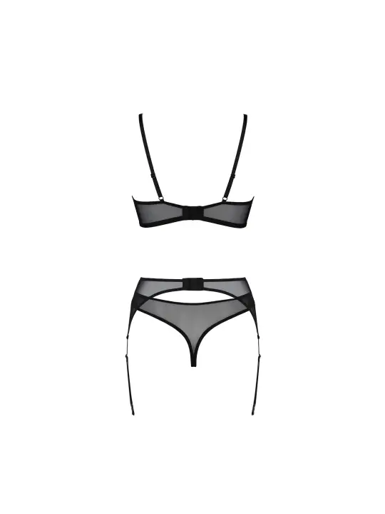 CONJUNTO DE 3 PEÇAS SELAGINELLA PRETO ECO COLLECTION PASSION