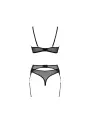 CONJUNTO DE 3 PEÇAS SELAGINELLA PRETO ECO COLLECTION PASSION