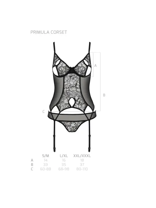 CORPETE E TANGA PRIMULA PRETO ECO COLLECTION PASSION