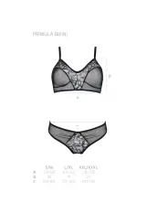 CONJUNTO DE 2 PEÇAS PRIMULA BIKINI PRETO ECO COLLECTION PASSION 
