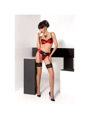 CONJUNTO DE 3 PEÇAS POLINA VERMELHO PASSION