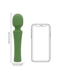 MASSAJADOR POWERFUL WAND VIBRATOR VERDE LOVELINE