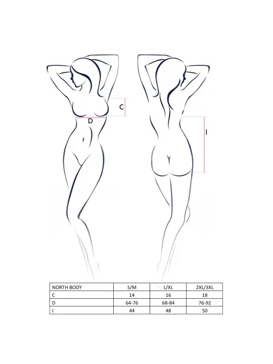 BODY NORTH PRETO DEVIL COLLECTION PASSION
