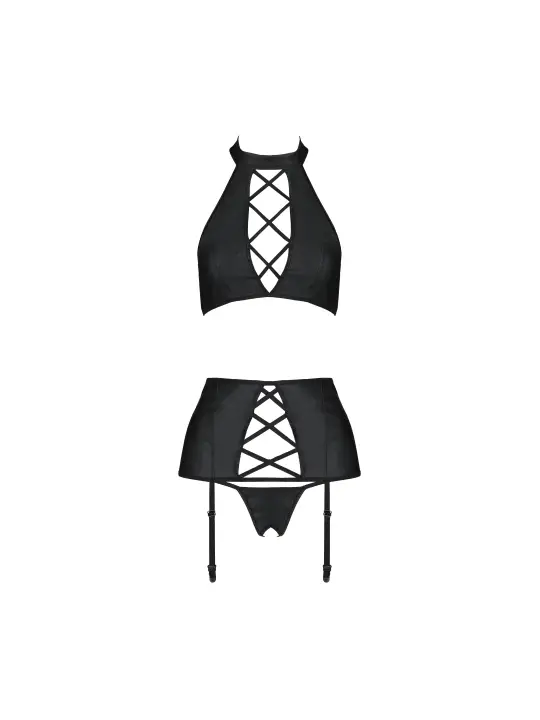 CONJUNTO DE 3 PEÇAS NANCY PRETO PASSION