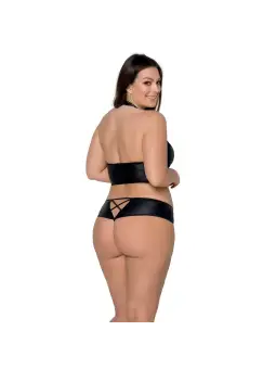 CONJUNTO DE 2 PEÇAS NANCY BIKINI PRETO TAMANHO QUEEN PASSION