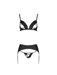 CONJUNTO DE 3 PEÇAS MILEY PRETO PASSION 