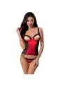 CORPETE E TANGA MIDORI VERMELHO DEVIL COLLECTION PASSION