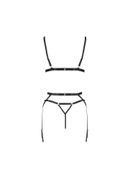 CONJUNTO DE 3 PEÇAS MEGGY PRETO DEVIL COLLECTION PASSION