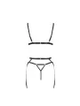 CONJUNTO DE 3 PEÇAS MEGGY PRETO DEVIL COLLECTION PASSION