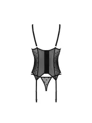 CORPETE E TANGA MARINA PRETO DEVIL COLLECTION PASSION