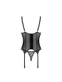 CORPETE E TANGA MARINA PRETO DEVIL COLLECTION PASSION