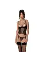 CORPETE E TANGA MARINA PRETO DEVIL COLLECTION PASSION