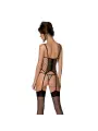 CORPETE E TANGA MARINA BEGE DEVIL COLLECTION PASSION