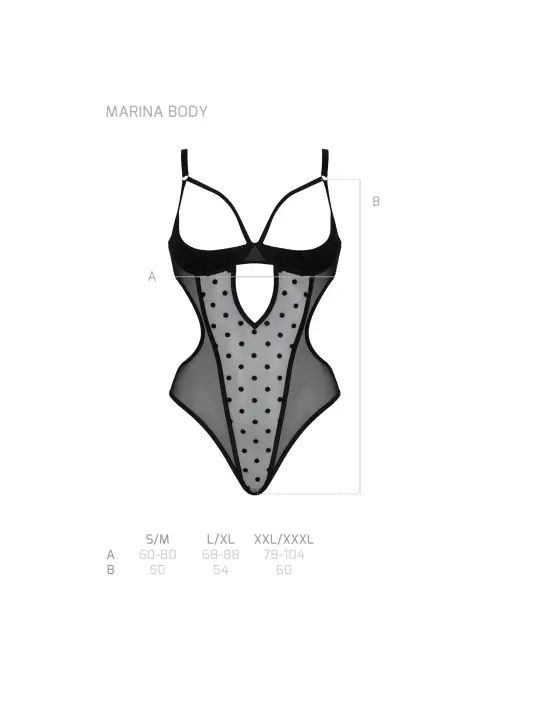 BODY MARINA PRETO DEVIL COLLECTION PASSION