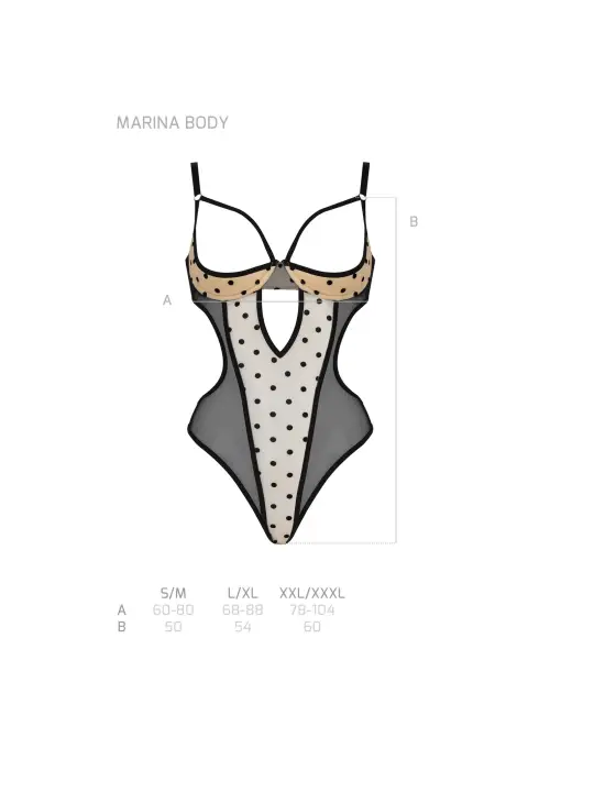 BODY MARINA BEGE DEVIL COLLECTION PASSION