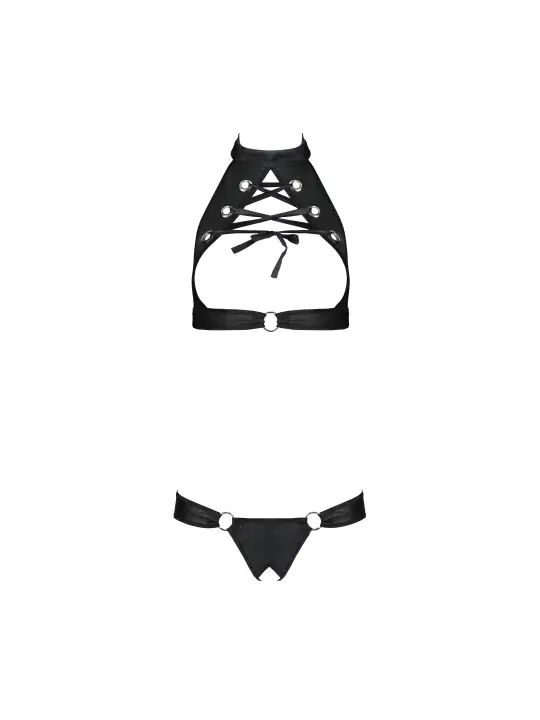 CONJUNTO DE 2 PEÇAS MALWIA PRETO PASSION