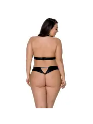 CONJUNTO DE 2 PEÇAS MALWIA PRETO TAMANHO QUEEN PASSION