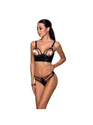 CONJUNTO DE 2 PEÇAS MALWIA BIKINI PRETO PASSION