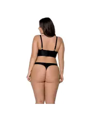 CONJUNTO DE 2 PEÇAS MALWIA BIKINI PRETO TAMANHO QUEEN PASSION